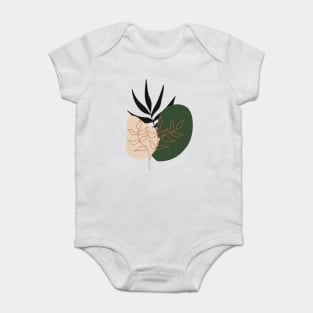 Bohemian Vintage Lemon Abstract Art, Boho Inspired Gift for Her, Mom, Friends, Christmas Gift Baby Bodysuit